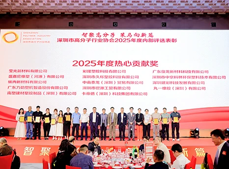 Vật liệu mới Huệ Ch&acirc;u Yingguang vinh dự nhận được giải thưởng đ&oacute;ng g&oacute;p nhiệt t&igrave;nh trong hiệp hội c&ocirc;ng nghiệp polyme Th&acirc;m Quyến thường ni&ecirc;n năm 2025.